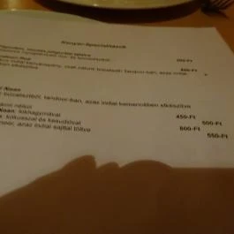 MahaRana Indian Ayurvedic Restaurant Budapest - Étlap/itallap