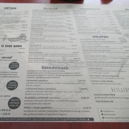 Majorka Kávézó & Söröző Budapest - Étlap/itallap