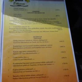 Május 1 Söröző & Étterem Szombathely - Étlap/itallap