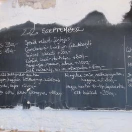 MÁK restaurant Budapest - Étlap/itallap