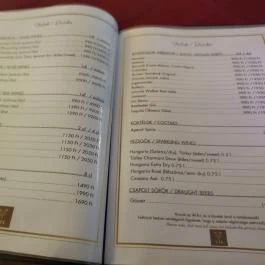 Makk 7 Vendéglő Budapest - Étlap/itallap