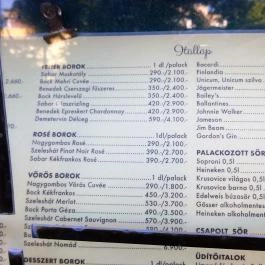 Makk 7 Vendéglő Budapest - Étlap/itallap