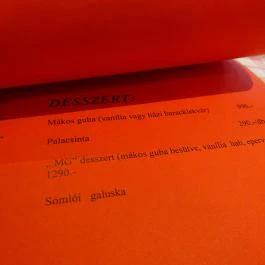 Mákos Guba Bistro, Budapest - Étlap/itallap