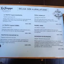 Maláta Kézműves Sör- & Grillkert, Szeged - Étlap/itallap