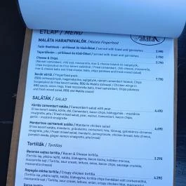 Maláta Kézműves Sör- & Grillkert, Szeged - Étlap/itallap