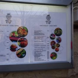 Málna Bár Budapest - Étlap/itallap