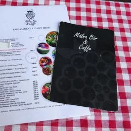 Málna Bár Budapest - Étlap/itallap