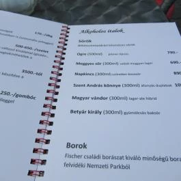 Málna Csoki- Tea- Kávéház Budapest - Étlap/itallap