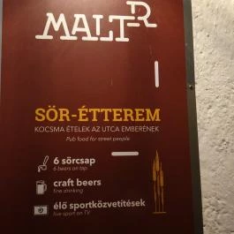 MALTeR Sörétterem Budapest - Külső kép