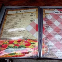 Mamma Rosa Étterem Budapest - Étlap/itallap