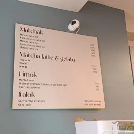 MAMO Gelato - Újlipót, Budapest - Étlap/itallap