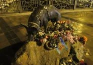 Mancs szobor Miskolc