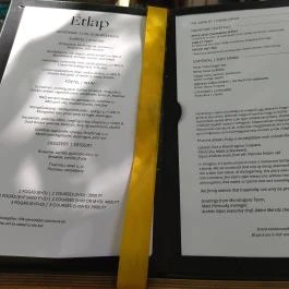 Mandragóra Kávéház Budapest - Étlap/itallap