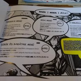 Manga Cowboy Budapest - Étlap/itallap