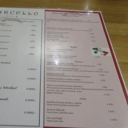 Marcello Étterem Budapest - Étlap/itallap