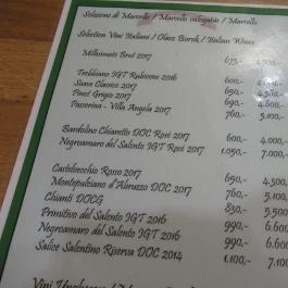 Marcello Étterem Budapest - Étlap/itallap