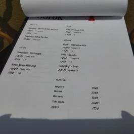 És Margarita Budapest - Étlap/itallap