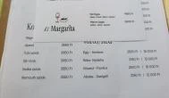 És Margarita Budapest - Étlap/itallap