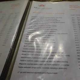 Marie Kristensen Sandwich Bár Budapest - Étlap/itallap