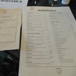 Marischka Budapest - Étlap/itallap
