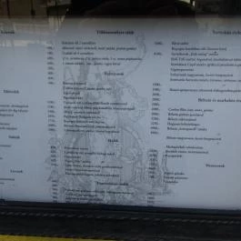 Márkus Étterem Budapest - Étlap/itallap