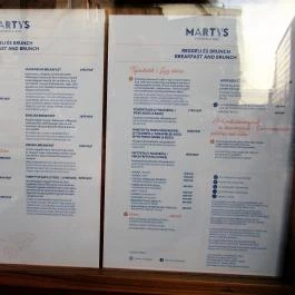 Marty's Kitchen & Bar Budapest - Étlap/itallap