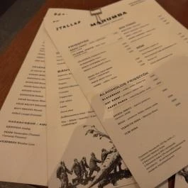 Marumba Budapest - Étlap/itallap