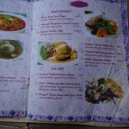 Marvelosa Café & Étterem Budapest - Étlap/itallap