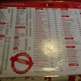 Marxim Budapest - Étlap/itallap