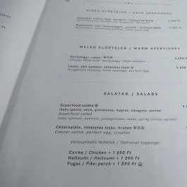 Mátka - Gozsdu Udvar Budapest - Étlap/itallap