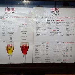 Matróz Kocsma Söntése Budapest - Étlap/itallap