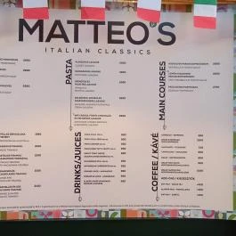 Matteo's Italian Classics Budapest - Étlap/itallap