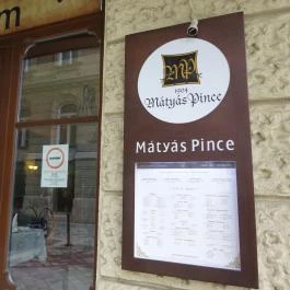 Mátyás Pince Étterem Budapest - Étlap/itallap