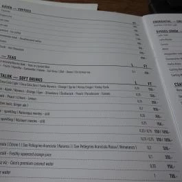 Mazel Tov Budapest - Étlap/itallap