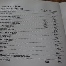 Mazel Tov Budapest - Étlap/itallap