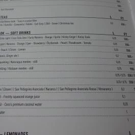 Mazel Tov Budapest - Étlap/itallap