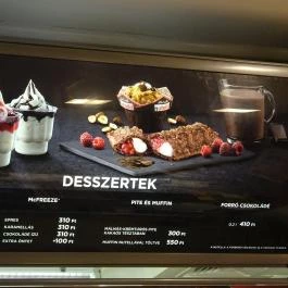 McDonald's, Bábolna - Étlap/itallap