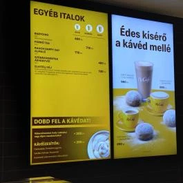McDonald's - Boráros tér Budapest - Étlap/itallap