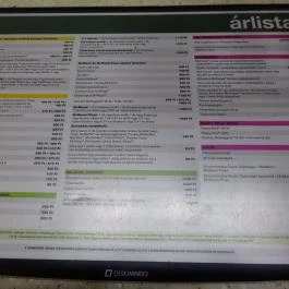 McDonald's - Régiposta utca Budapest - Étlap/itallap