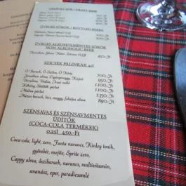 Mediterraneo Vendégfogadó , Esztergom - Étlap/itallap