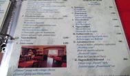 Megyeri Csárda Budapest - Étlap/itallap