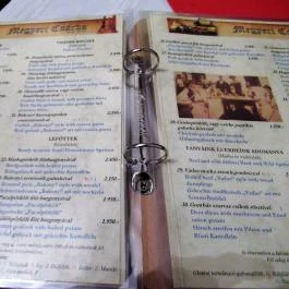 Megyeri Csárda Budapest - Étlap/itallap