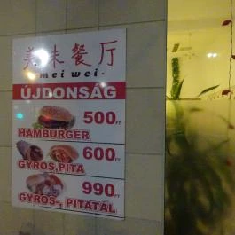 Mei Wei Étterem, Nagykanizsa - Étlap/itallap