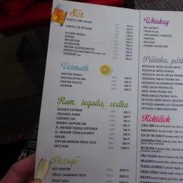 Menta Café & Lounge, Székesfehérvár - Étlap/itallap