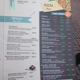 Menta Café & Lounge, Székesfehérvár - Étlap/itallap