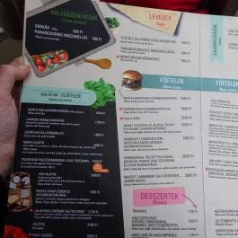 Menta Café & Lounge, Székesfehérvár - Étlap/itallap