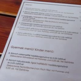 Menta Kávézó & Falatozó, Sarród - Étlap/itallap