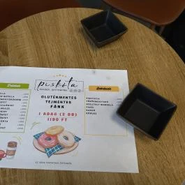 Mentes Piskóta Budapest - Étlap/itallap