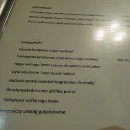 Merlot Látványpince Szendrőlád - Étlap/itallap