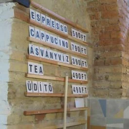 MG Records & Kávézó Budapest - Étlap/itallap